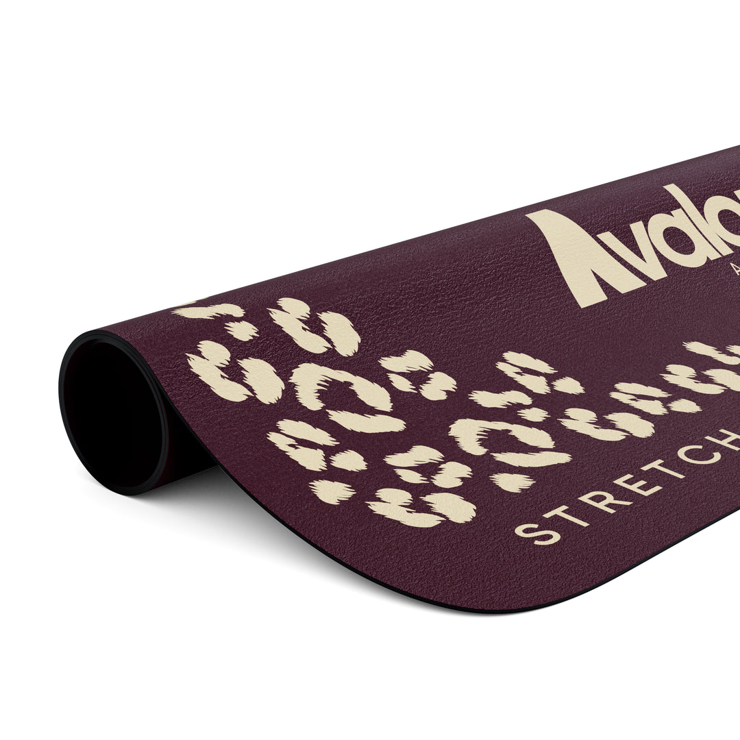 Microfiber Reformer Mat - Burgandy