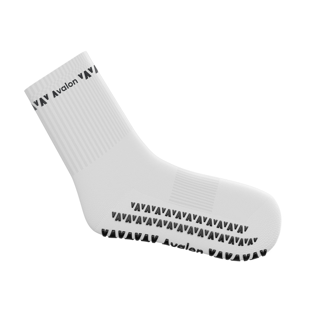 Modern Crew Grip Socks - White