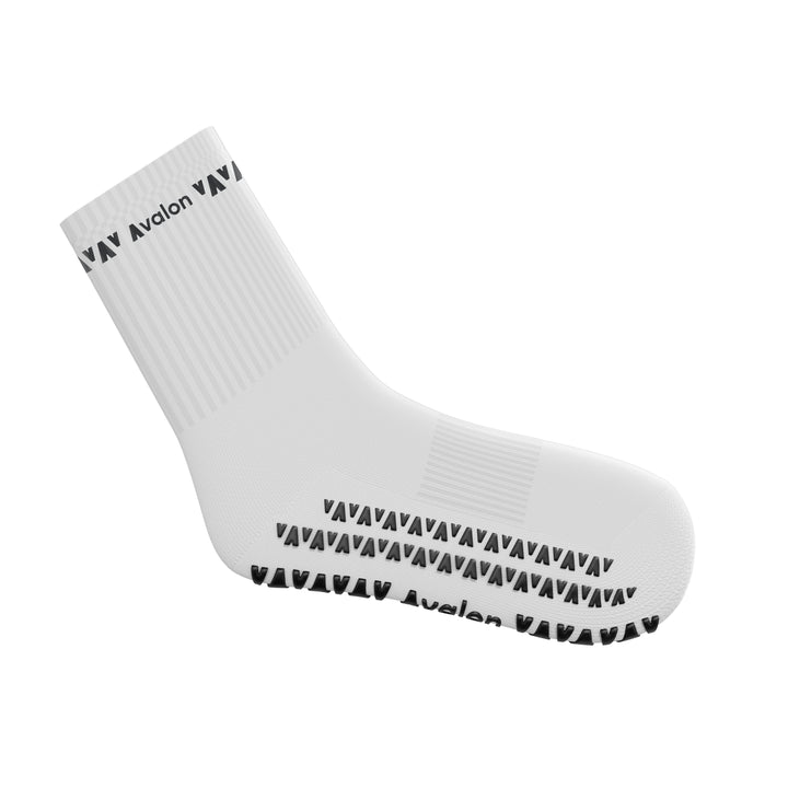 Modern Crew Grip Socks - White