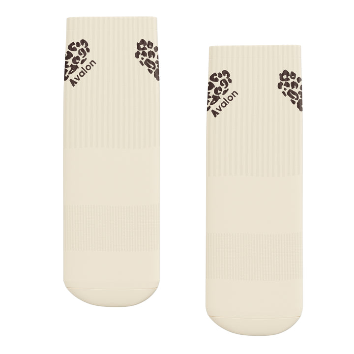 RAWR Crew Grip Socks - Cream