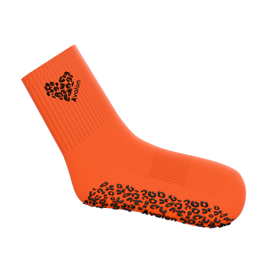 RAWR Crew Grip Socks - Orange