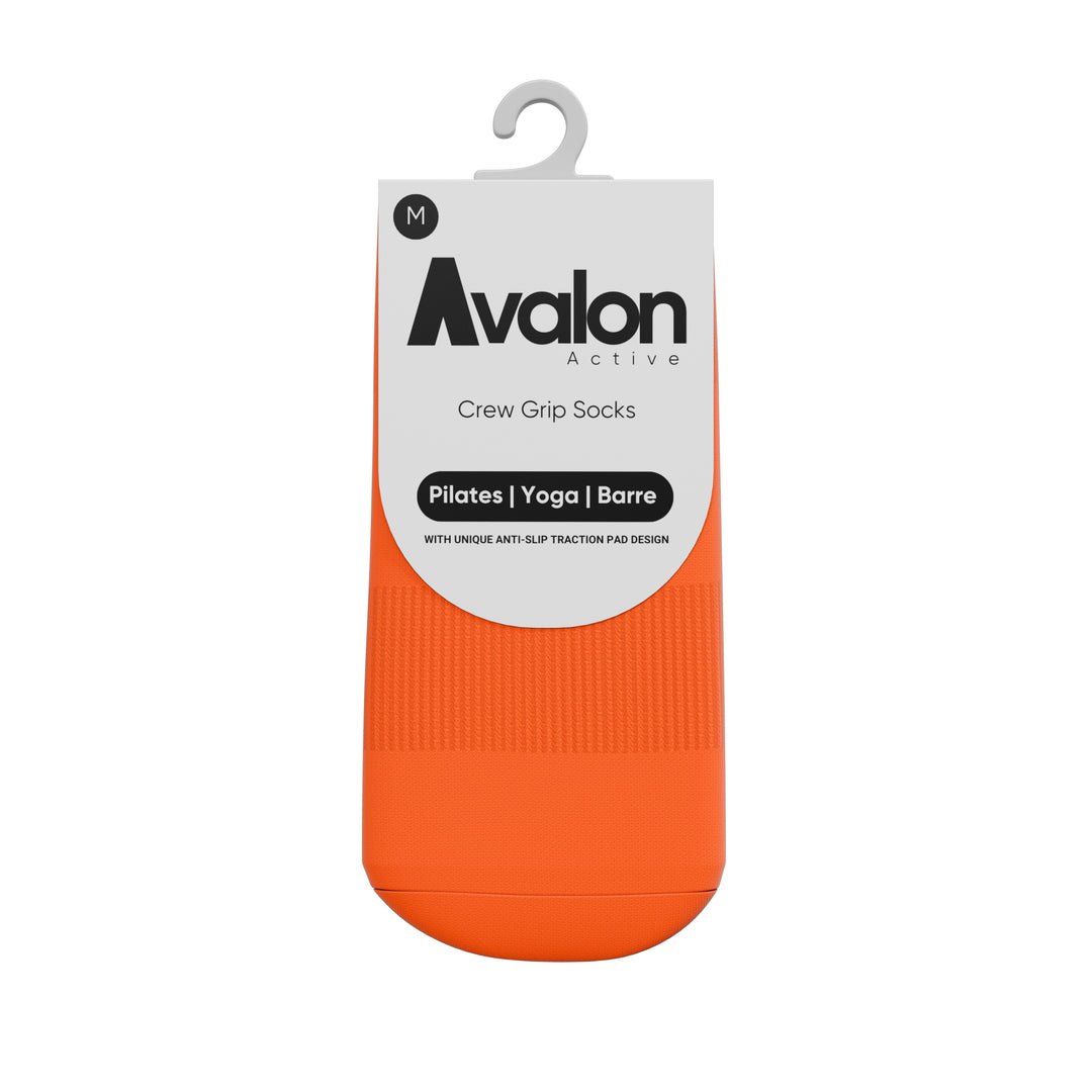 RAWR Crew Grip Socks - Orange